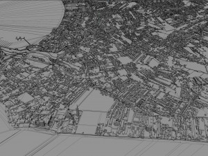 Pattaya city thailand 60km Model 3D
