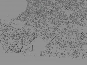 Pattaya city thailand 60km Model 3D