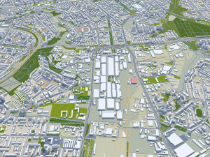 Perm city russia 100km Modelo 3D