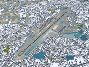 Phnom penh city cambodia 50km 3D Model