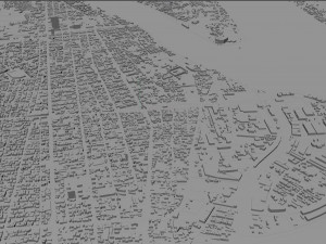 Phnom penh city cambodia 50km 3D Model