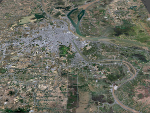 Phnom penh city cambodia 50km 3D Model