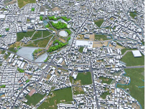 Cidade de Phuket Tail&acirc;ndia 60 km Modelo 3D