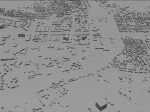 Podgorica city montenegro 30km 3D Model