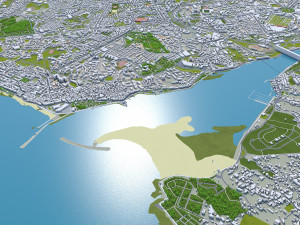 Porto city portugal 40km 3D Модель