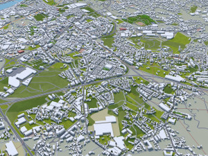 Porto city portugal 40km 3D Модель