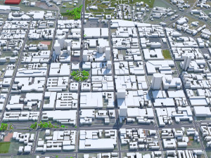 Pretoria city south africa 60km Modelo 3D