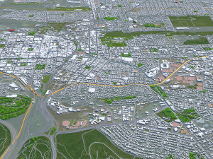 Pretoria city south africa 60km Modelo 3D