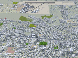 Pretoria city south africa 60km Modelo 3D