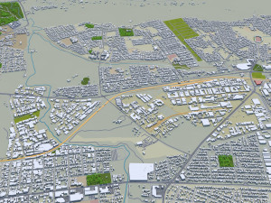 Pretoria city south africa 60km Modelo 3D