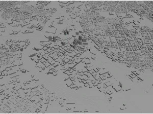 Providence and pawtucket rhode city island usa 30km 3D Model