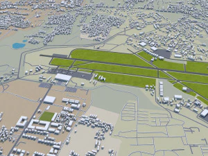 Pune city india 50km 3D Model