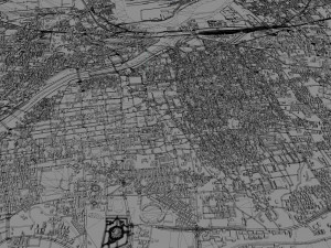 Pune city india 50km 3D-Modell