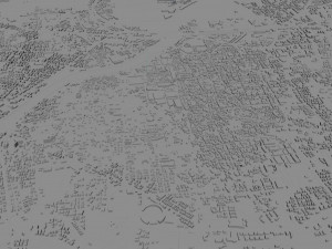 Pune city india 50km 3D-Modell