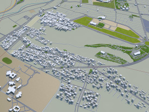 Qom city iran 60km Modelo 3D
