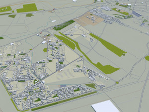 Qom city iran 60km 3D Model