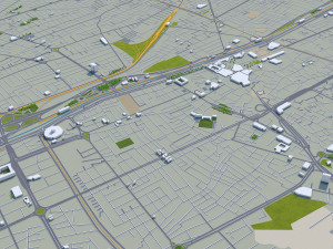 Qom city iran 60km 3D Model