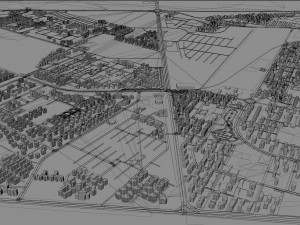 Qom city iran 60km 3D Model