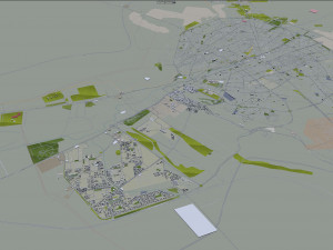 Qom city iran 60km 3D Model