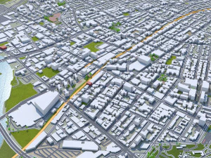 Queens city new york 60km 3D Model