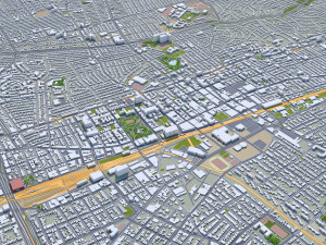 Queens city new york 60km Modelo 3D