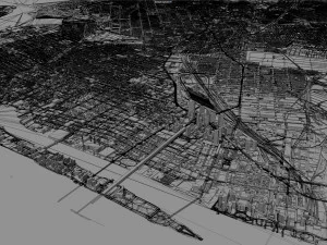 Queens city new york 60km 3D Model