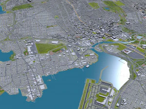 Queens city new york 60km 3D Model