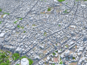 Quito city ecuador 70km 3D Model