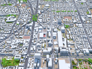 Quito city ecuador 70km Modèle 3D