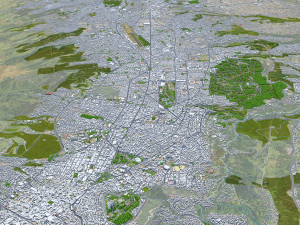Quito city ecuador 70km Modèle 3D