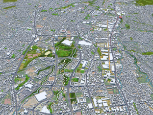 Quito city ecuador 70km Modèle 3D