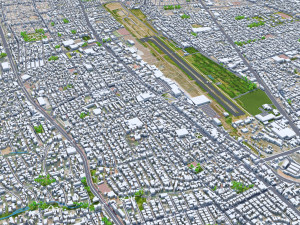 Quito city ecuador 70km Modèle 3D