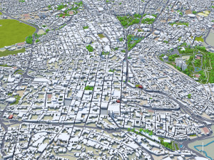 Quito city ecuador 70km Modèle 3D