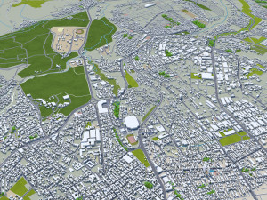 Quito city ecuador 70km Modèle 3D