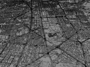 Quito city ecuador 70km Modèle 3D
