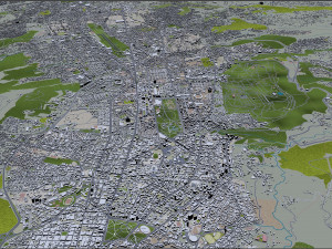 Quito city ecuador 70km Modèle 3D