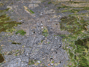 Quito city ecuador 70km Modèle 3D