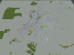 Quito city ecuador 70km Modèle 3D