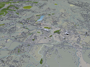Quito city ecuador 70km Modèle 3D