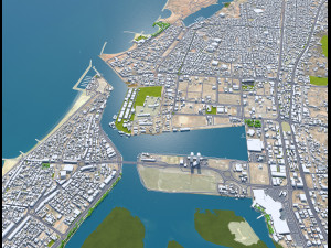 Ras al khaimah city uae 60km Modèle 3D