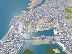 Ras al khaimah city uae 60km Modèle 3D
