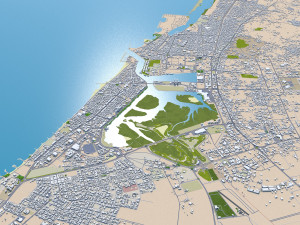 Ras al khaimah city uae 60km Modèle 3D