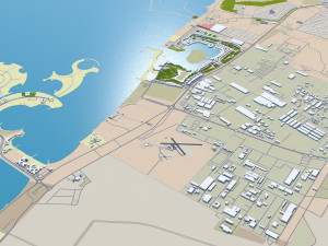 Ras al khaimah city uae 60km Modèle 3D