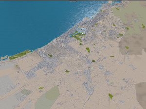Ras al khaimah city uae 60km Modèle 3D