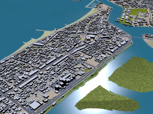 Ras al khaimah city uae 60km Modèle 3D