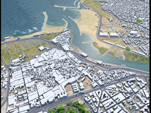Rabat city morocco 30km Modèle 3D