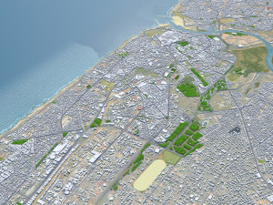 Rabat city morocco 30km Modèle 3D