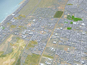 Rabat city morocco 30km 3D Model