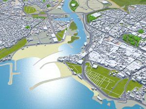 Rabat city morocco 30km Modèle 3D