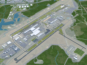 Raleigh city north carolina usa 60km 3D Model